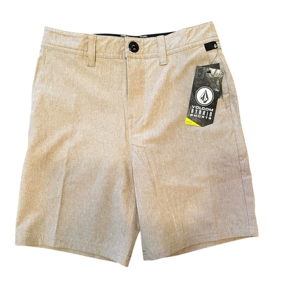 Volcom FRICKIN CROSS SHRED STATIC SHORTS - DARK KHAKI Size 12 (26 in waist) - Picture 4 of 10